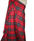 Classic red Tartan cotton flannel