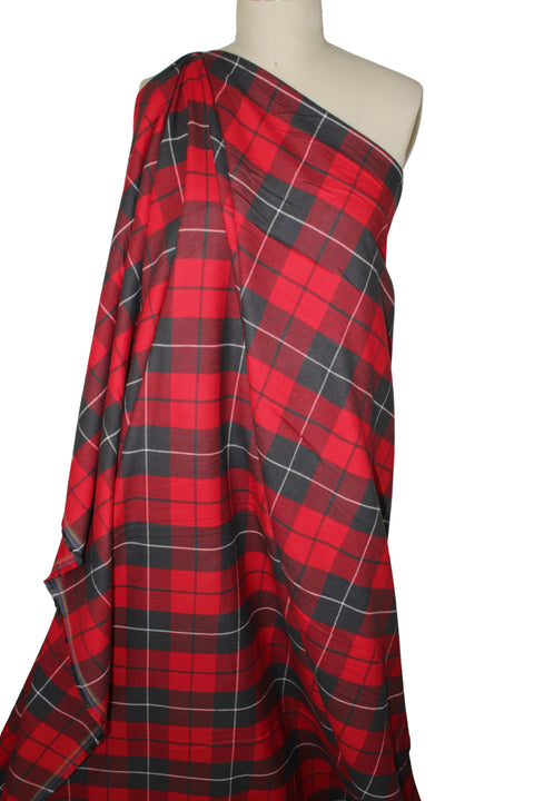 Classic red Tartan cotton flannel