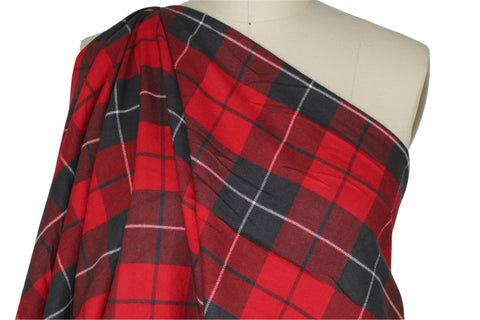 Classic red Tartan cotton flannel