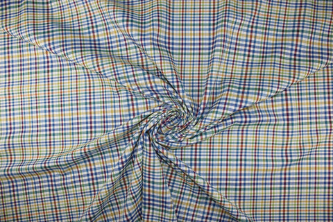 Bright colored plaid flannel