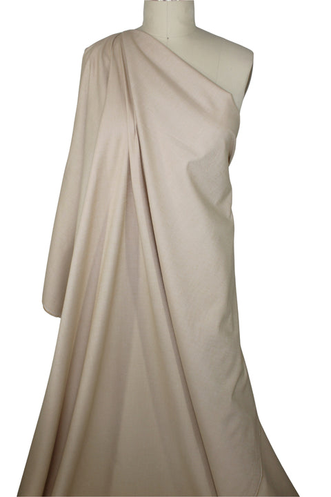Brushed cotton shirt weight fabric