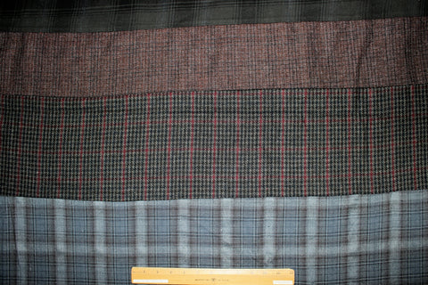 Beefy Cotton Panel Patchwork - Blues/Browns