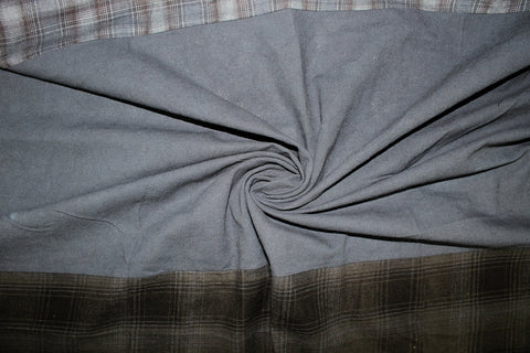 Beefy Cotton Panel Patchwork - Blues/Browns