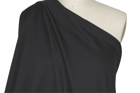 Black organic cotton sweatshirt  knit