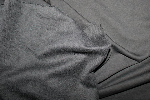 Black organic cotton sweatshirt  knit