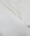 Off-white cotton French terry