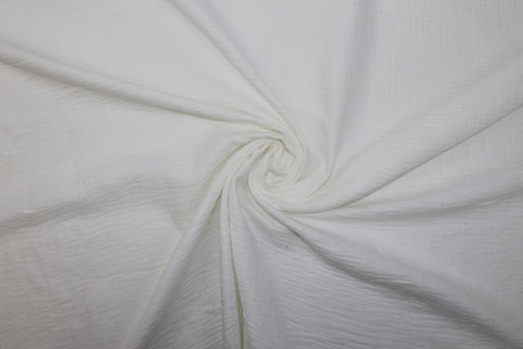 1 1/2 yards of Italian Cotton Gauze Double Cloth - Off White