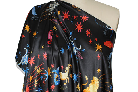 Trina Turk zodiac print silk