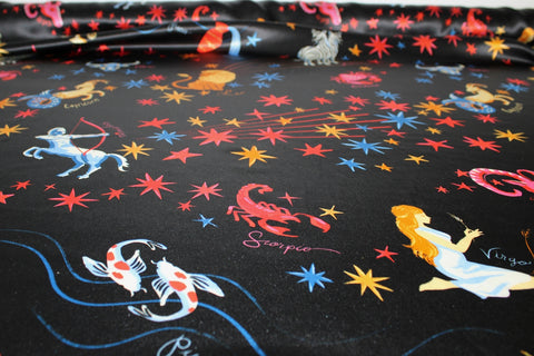 Trina Turk zodiac print silk