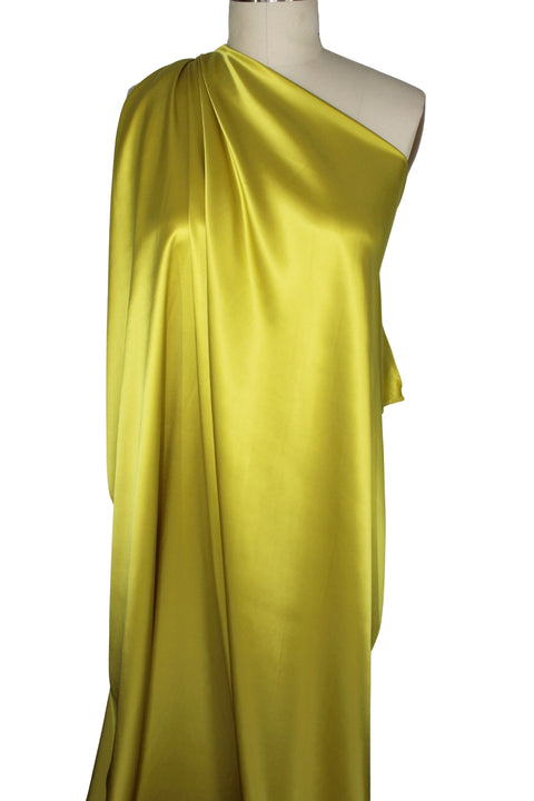 NY Designer Silk Charmeuse - Key Lime Juice