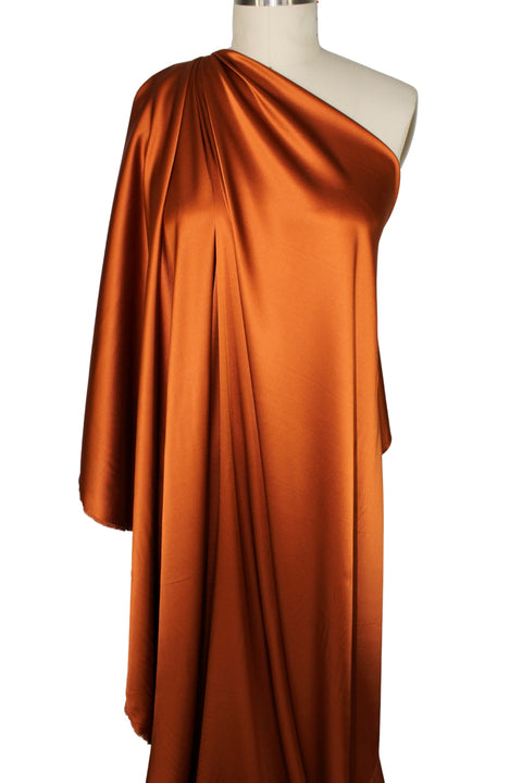 Stretch silk charmeuse