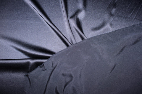 1 yard of Wide Silk Crepe Back Satin - Navy