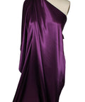 Purple silk charmeuse