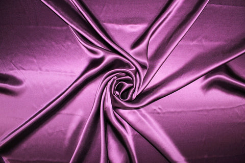 Purple silk charmeuse