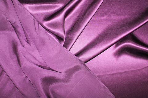 Purple silk charmeuse