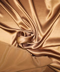 Brown silk charmeuse