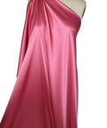 Stretch silk charmeuse in pink