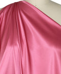 Stretch silk charmeuse in pink