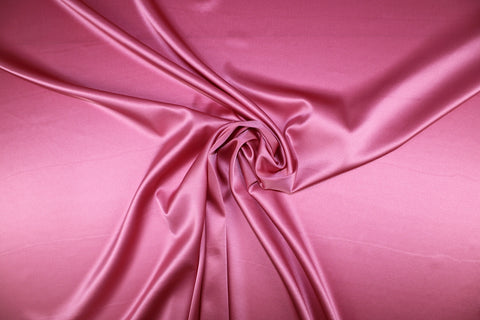 Stretch silk charmeuse in pink