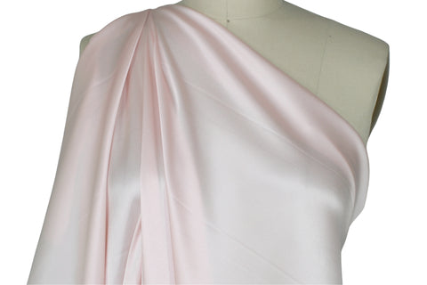 Pale pink silk charmeuse