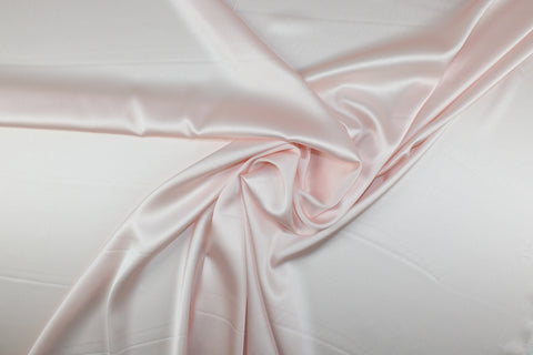 Pale pink silk charmeuse