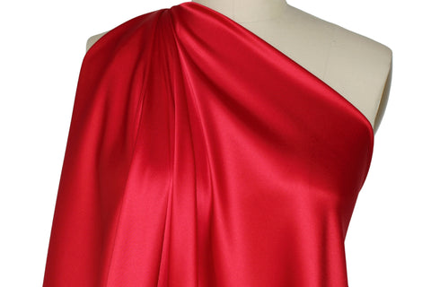 Stretch silk charmeuse