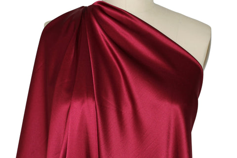 Stretch silk charmeuse