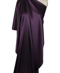 Purple silk charmeuse