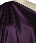 Purple silk charmeuse