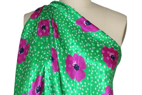 Floral silk jacquard from 0scar