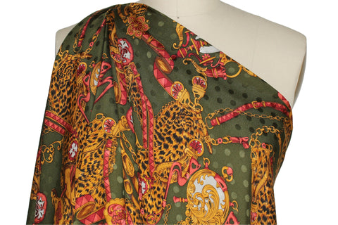 0scar jacquard silk