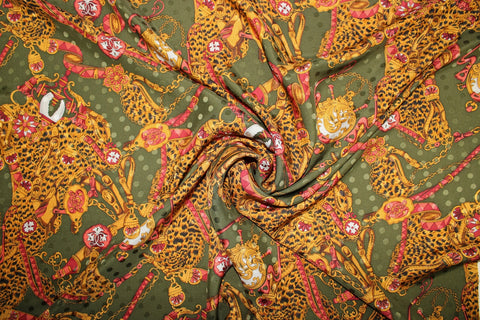 0scar jacquard silk
