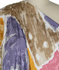 0scar de la Renta silk jacquard in an abstract print