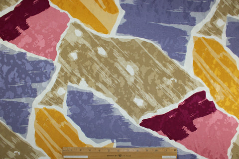 0scar de la Renta silk jacquard in an abstract print