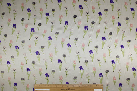 Violet Fields Silk Charmeuse