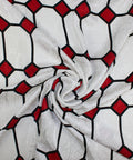 Stained Glass style silk print