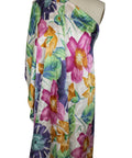 0scar floral silk jacquard charmeuse