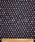 0scar polka dot silk charmeuse panel print