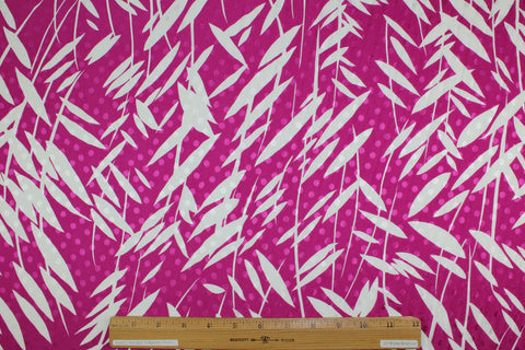 Carolina bamboo print silk jacquard