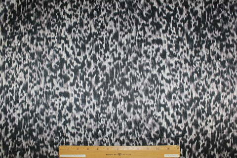 Stretch silk charmeuse animal-style print