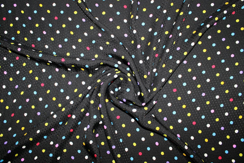 0scar dot print jacquard silk