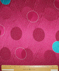 Dot print/weave charmeuse silk 