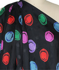 0scar de la Renta abstract dot print silk jacquard