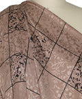 0scar windowpane silk jacquard charmeuse