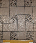 0scar windowpane silk jacquard charmeuse
