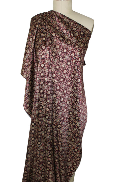 0scar silk charmeuse in wine tones