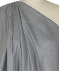 Gray cotton chambray fabric