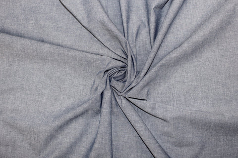 Medium blue oxford cloth chambray