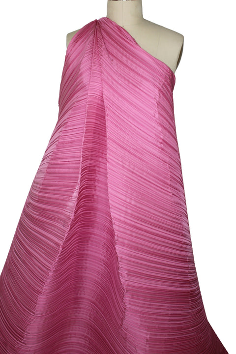 Fortuny-style pleated silk
