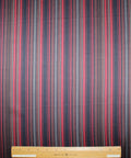 Striped stretch silk charmeuse